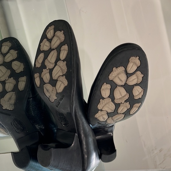 Born Leather Mary Jane Style Black Chunky Heel 8 US - Picture 12 of 16